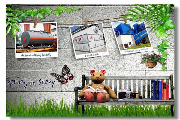 臥式柴油鍋爐，用于熱水生產(chǎn)